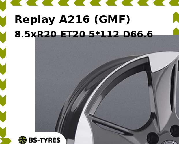 

Колесный диск Replay, A216 (GMF) 8.5xR20 ET20 5*112 D66.6