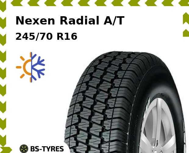 

Всесезонные шины Nexen, Radial A/T 245/70 R16 107T