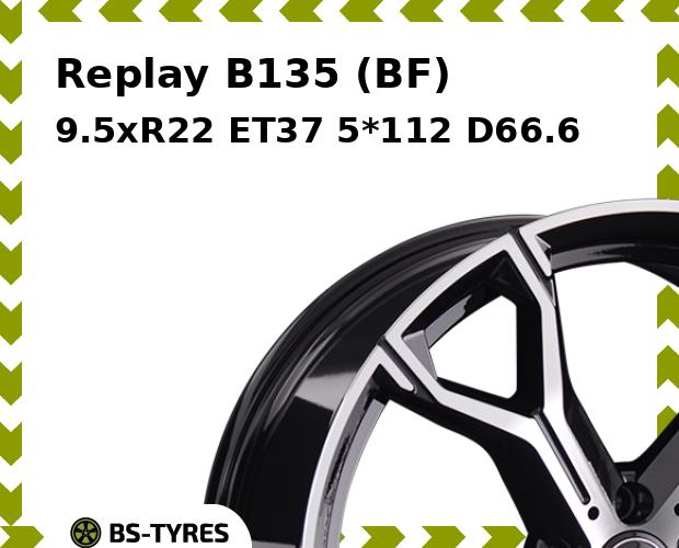 

Колесный диск Replay, B135 (BF) 9.5xR22 ET37 5*112 D66.6