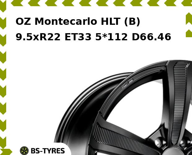 

Колесный диск OZ, Montecarlo HLT (B) 9.5xR22 ET33 5*112 D66.46