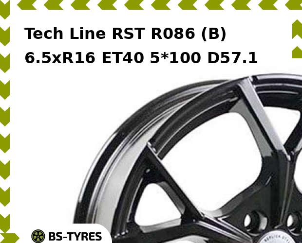 

Колесный диск Tech Line, Tech-line RST R086 (B) 6.5xR16 ET40 5*100 D57.1