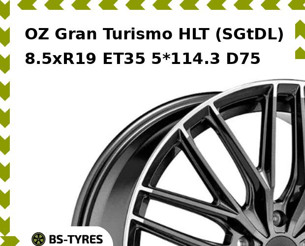

Колесный диск OZ, Gran Turismo HLT (SGtDL) 8.5xR19 ET35 5*114.3 D75