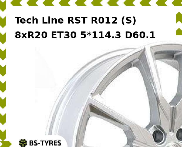 

Колесный диск Tech Line, Tech-line RST R012 (S) 8xR20 ET30 5*114.3 D60.1