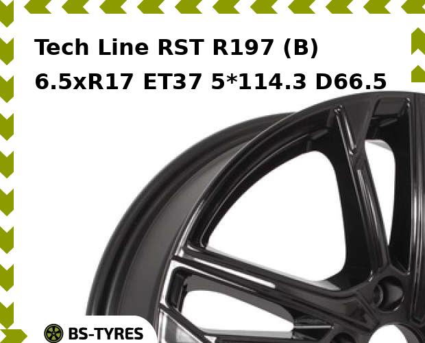 

Колесный диск Tech Line, Tech-line RST R197 (B) 6.5xR17 ET37 5*114.3 D66.5