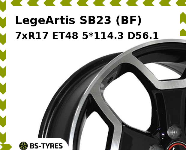 

Колесный диск LegeArtis, SB23 (BF) 7xR17 ET48 5*114.3 D56.1