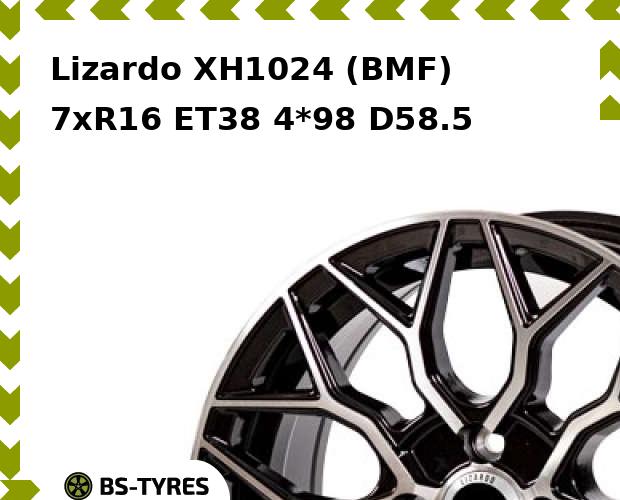 

Колесный диск Lizardo, XH1024 (BMF) 7.00xR16 ET38 4*98 D58.5