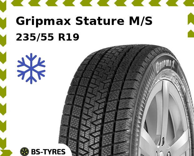

Зимние шины Gripmax, Stature M/S 235/55 R19 105V