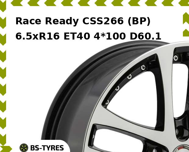 

Колесный диск Race Ready, CSS266 (BP) 6.5xR16 ET40 4*100 D60.1