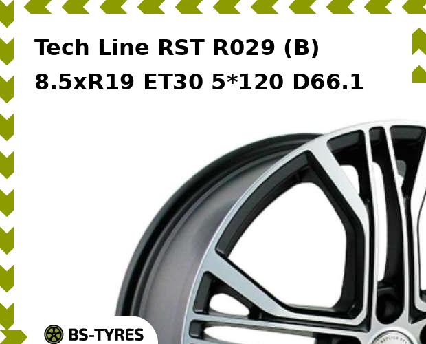 

Колесный диск Tech Line, Tech-line RST R029 (B) 8.5xR19 ET30 5*120 D66.1