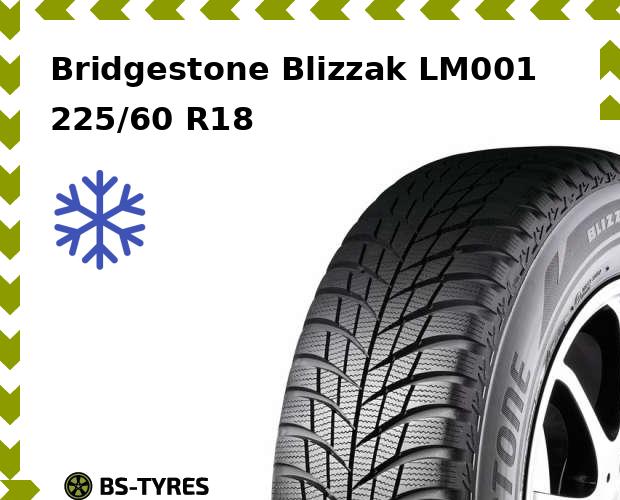 

Зимние шины Bridgestone, Blizzak LM001 RunFlat 225/60 R18 104H