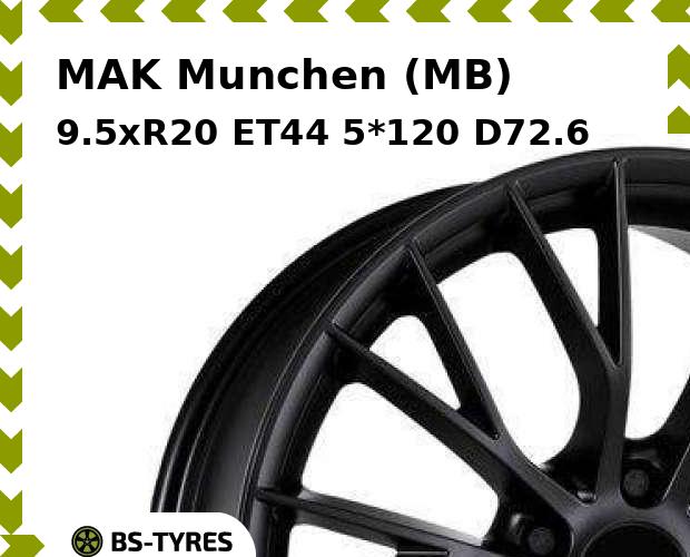 

Колесный диск MAK, Munchen (MB) 9.5xR20 ET44 5*120 D72.6
