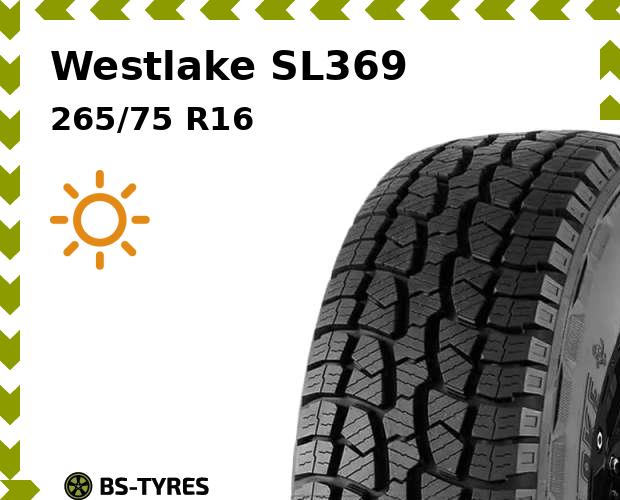 

Летние шины Westlake, SL369 265/75 R16 116S