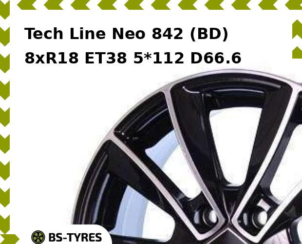 

Колесный диск Tech Line, Tech-line Neo 842 (BD) 8xR18 ET38 5*112 D66.6