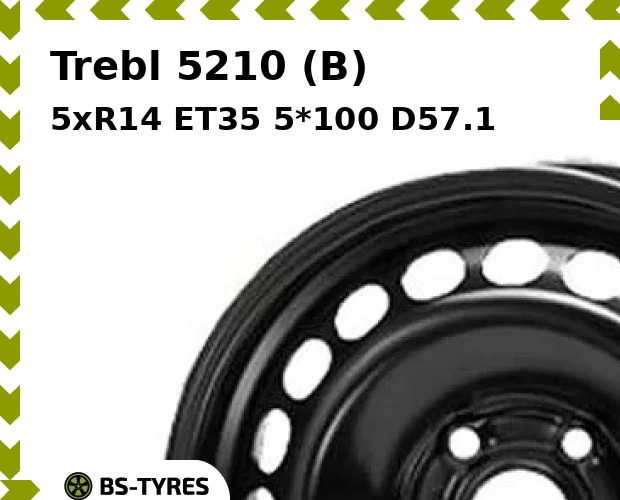 

Колесный диск Trebl, 5210 (B) 5xR14 ET35 5*100 D57.1