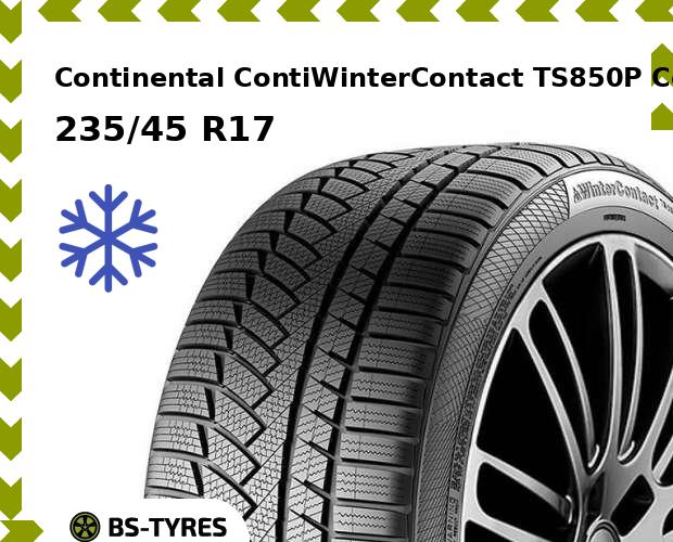 

Зимние шины Continental, ContiWinterContact TS850P ContiSeal 235/45 R17 94H