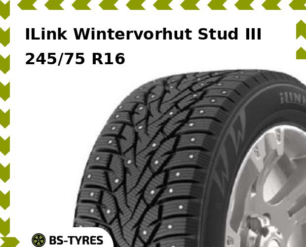 

Зимние шины ILink, Wintervorhut Stud III 245/75 R16C 120Q