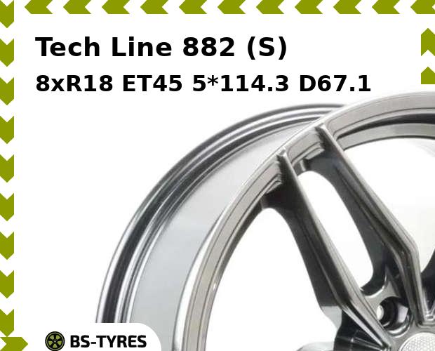 

Колесный диск Tech Line, Tech-line 882 (S) 8xR18 ET45 5*114.3 D67.1