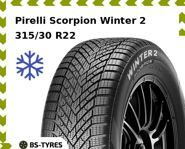 

Зимние шины Pirelli, Scorpion Winter 2 315/30 R22 107V