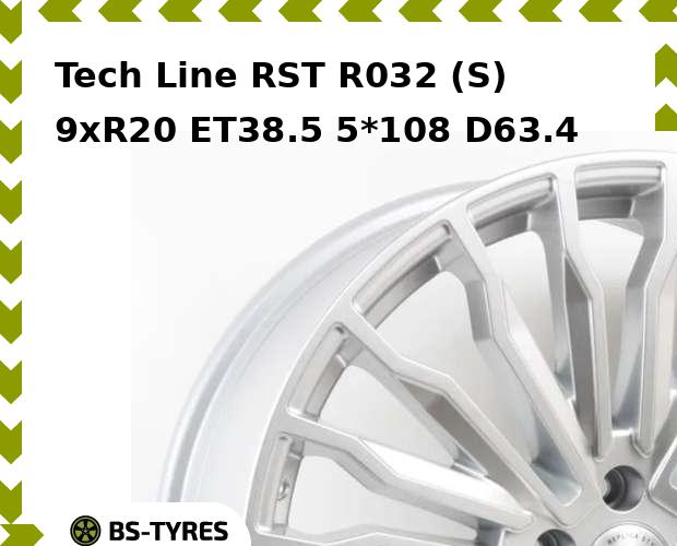 

Колесный диск Tech Line, Tech-line RST R032 (S) 9xR20 ET38.5 5*108 D63.4