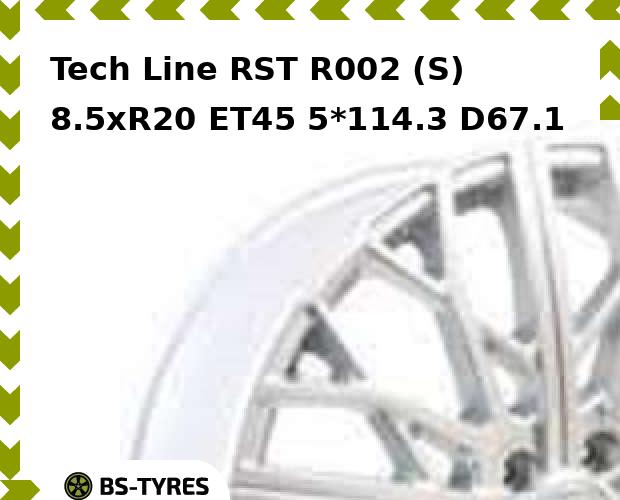 

Колесный диск Tech Line, Tech-line RST R002 (S) 8.5xR20 ET45 5*114.3 D67.1