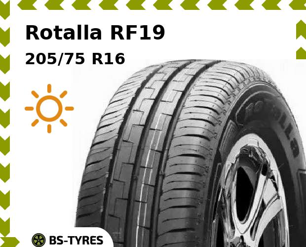 

Летние шины Rotalla, RF19 205/75 R16C 113/111R