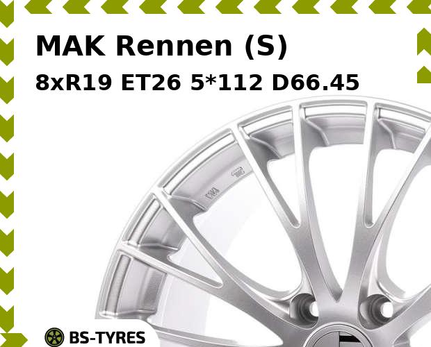 

Колесный диск MAK, Rennen (S) 8xR19 ET26 5*112 D66.45