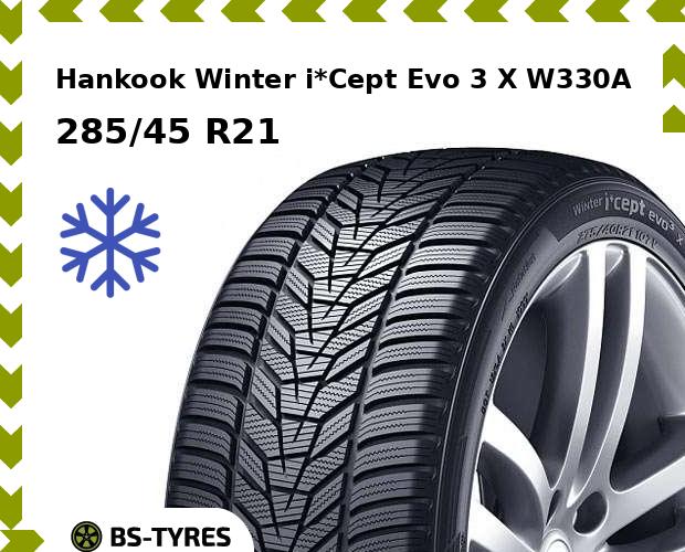 

Зимние шины Hankook, Winter i*Cept Evo 3 X W330A 285/45 R21 113W