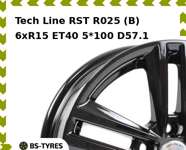 

Колесный диск Tech Line, Tech-line RST R025 (B) 6xR15 ET40 5*100 D57.1