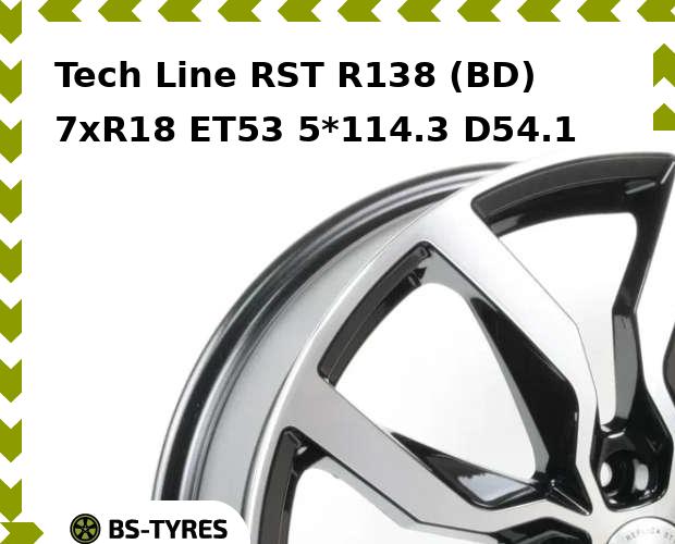 

Колесный диск Tech Line, Tech-line RST R138 (BD) 7xR18 ET53 5*114.3 D54.1