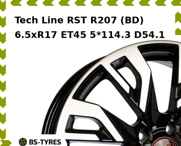 

Колесный диск Tech Line, Tech-line RST R207 (BD) 6.5xR17 ET45 5*114.3 D54.1