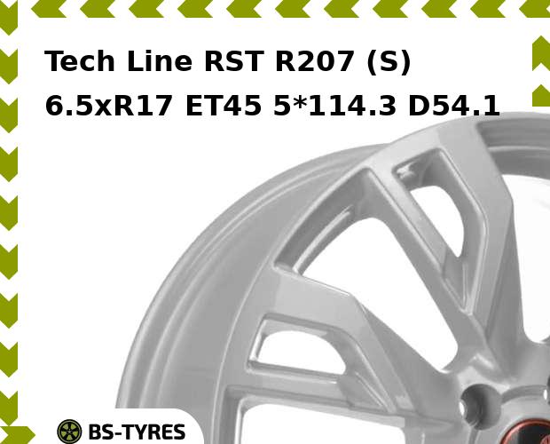 

Колесный диск Tech Line, Tech-line RST R207 (S) 6.5xR17 ET45 5*114.3 D54.1