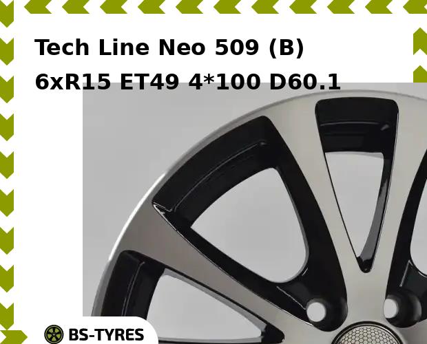 

Колесный диск Tech Line, Tech-line Neo 509 (B) 6xR15 ET49 4*100 D60.1