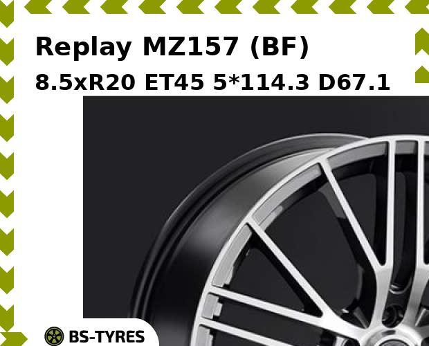 

Колесный диск Replay, MZ157 (BF) 8.5xR20 ET45 5*114.3 D67.1