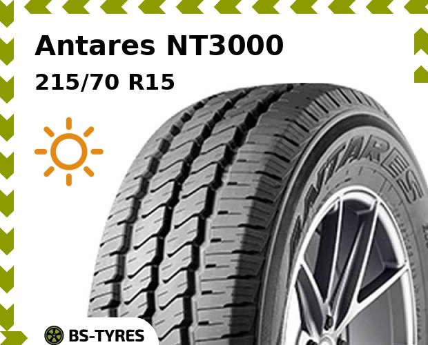 

Летние шины Antares, NT3000 215/70 R15C 109/107S