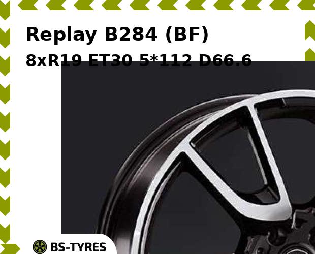 

Колесный диск Replay, B284 (BF) 8xR19 ET30 5*112 D66.6