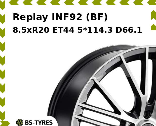 

Колесный диск Replay, INF92 (BF) 8.5xR20 ET44 5*114.3 D66.1