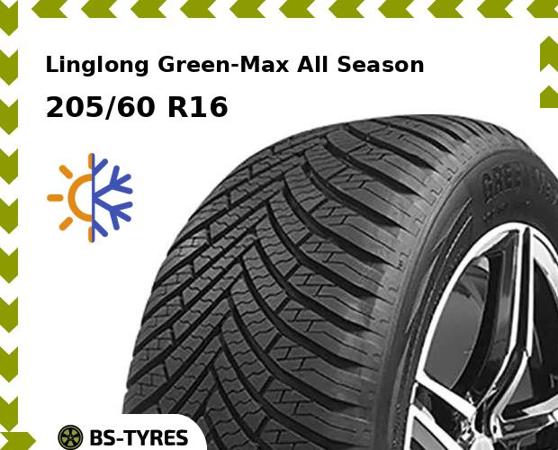 

Всесезонные шины Linglong, LingLong Green-Max All Season 205/60 R16 96H