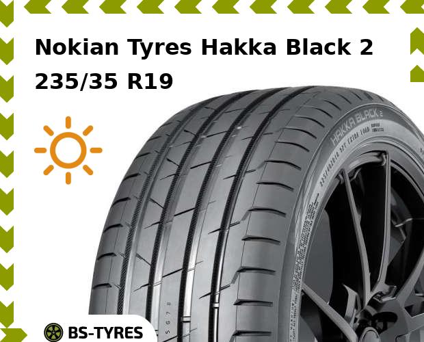 

Летние шины Nokian Tyres, Hakka Black 2 235/35 R19 91Y