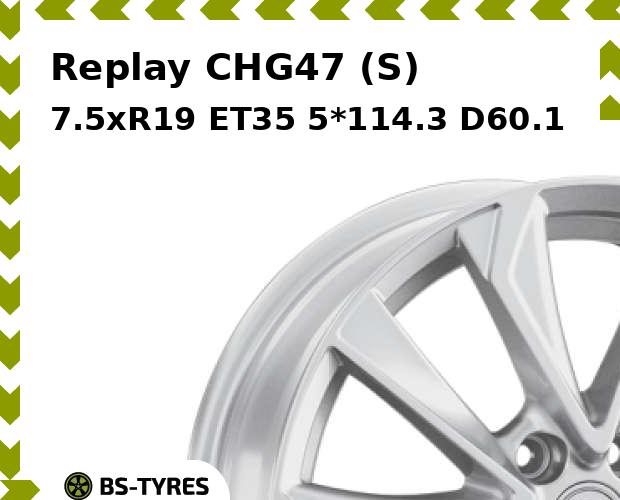 

Колесный диск Replay, CHG47 (S) 7.5xR19 ET35 5*114.3 D60.1
