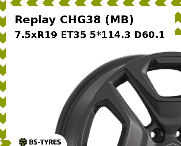 

Колесный диск Replay, CHG38 (MB) 7.5xR19 ET35 5*114.3 D60.1