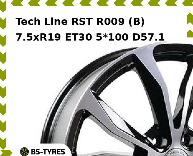 

Колесный диск Tech Line, Tech-line RST R009 (B) 7.5xR19 ET30 5*100 D57.1