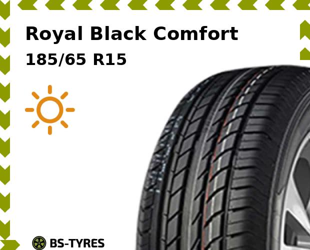 

Летние шины Royal Black, Comfort 185/65 R15 88H