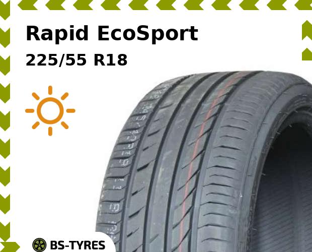 

Летние шины Rapid, EcoSport 225/55 R18 98V