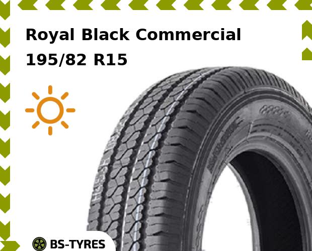 

Летние шины Royal Black, Commercial 195/82 R15C 106R