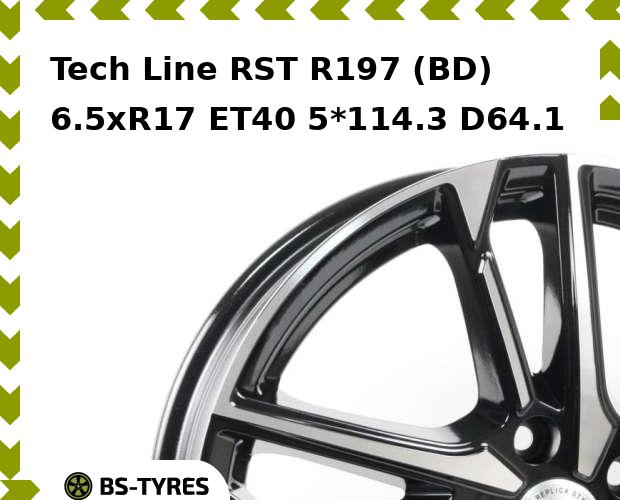 

Колесный диск Tech Line, Tech-line RST R197 (BD) 6.5xR17 ET40 5*114.3 D64.1
