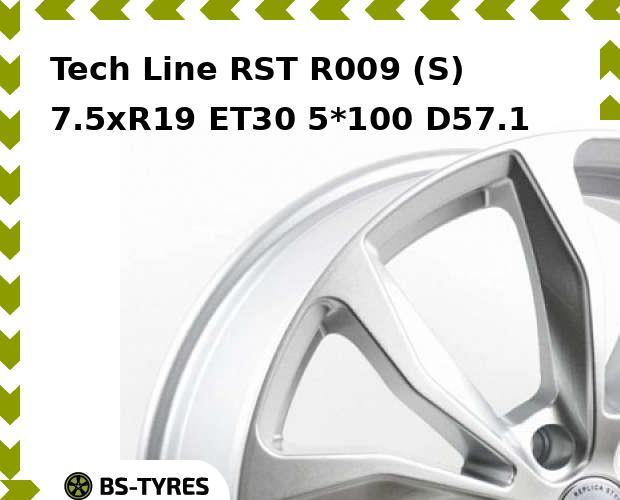 

Колесный диск Tech Line, Tech-line RST R009 (S) 7.5xR19 ET30 5*100 D57.1
