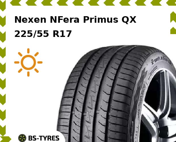

Летние шины Nexen, NFera Primus QX 225/55 R17 101W