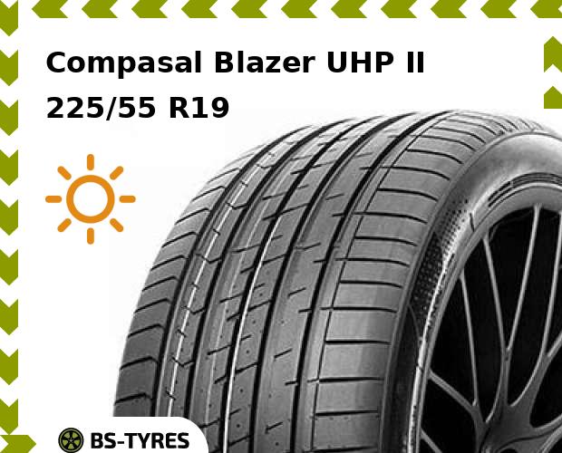 

Летние шины Compasal, Blazer UHP II 225/55 R19 103W