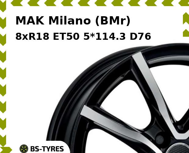 

Колесный диск MAK, Milano (BMr) 8xR18 ET50 5*114.3 D76