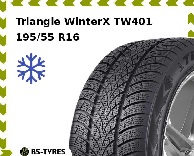 

Зимние шины Triangle, WinterX TW401 195/55 R16 91H